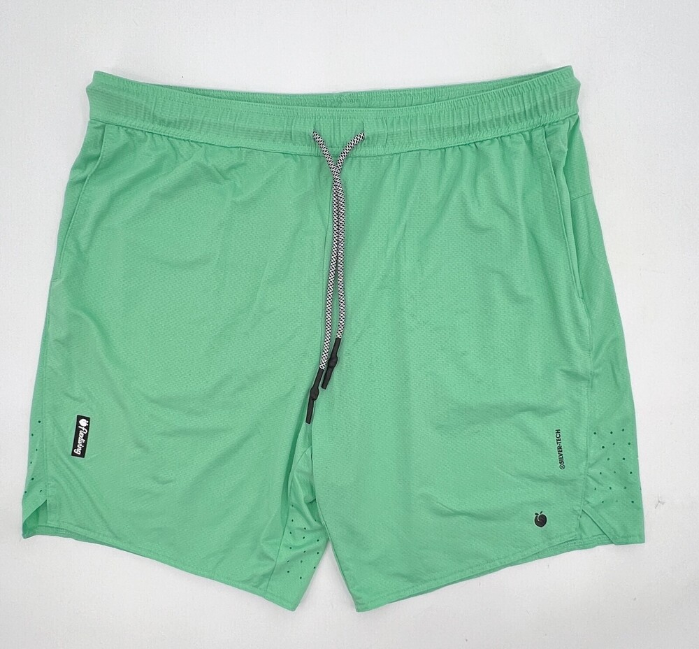 Flexliving Shorts Mens Extra Large Green Pull On Elastic Drawstring Stretch